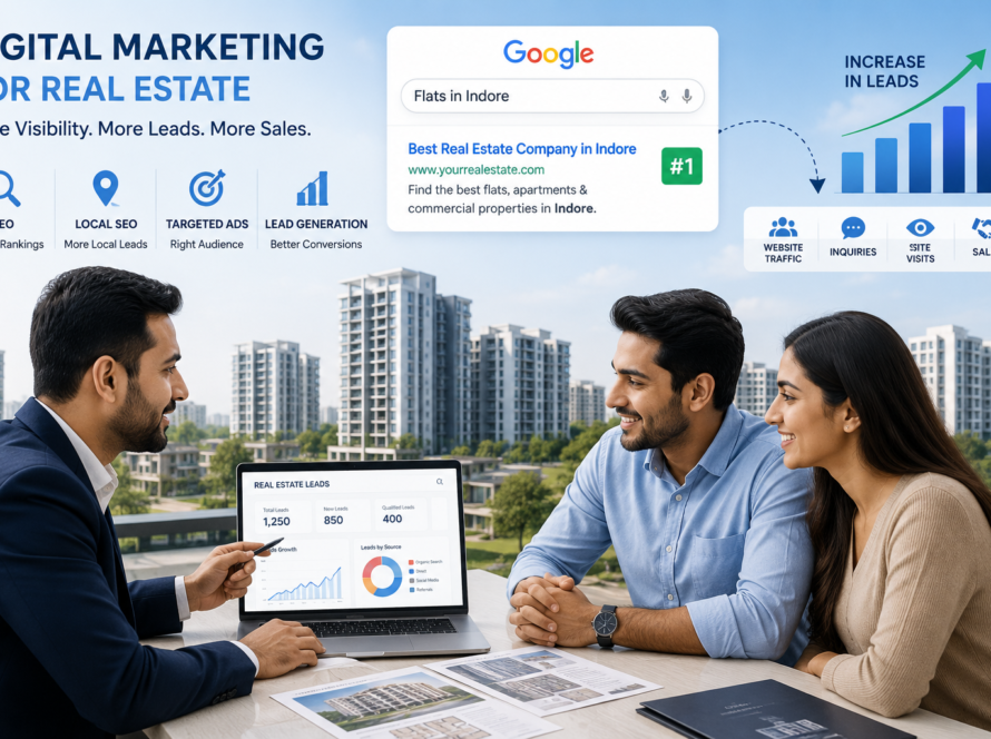 Best Digital Marketing Services in Indore for Real Estate Companies