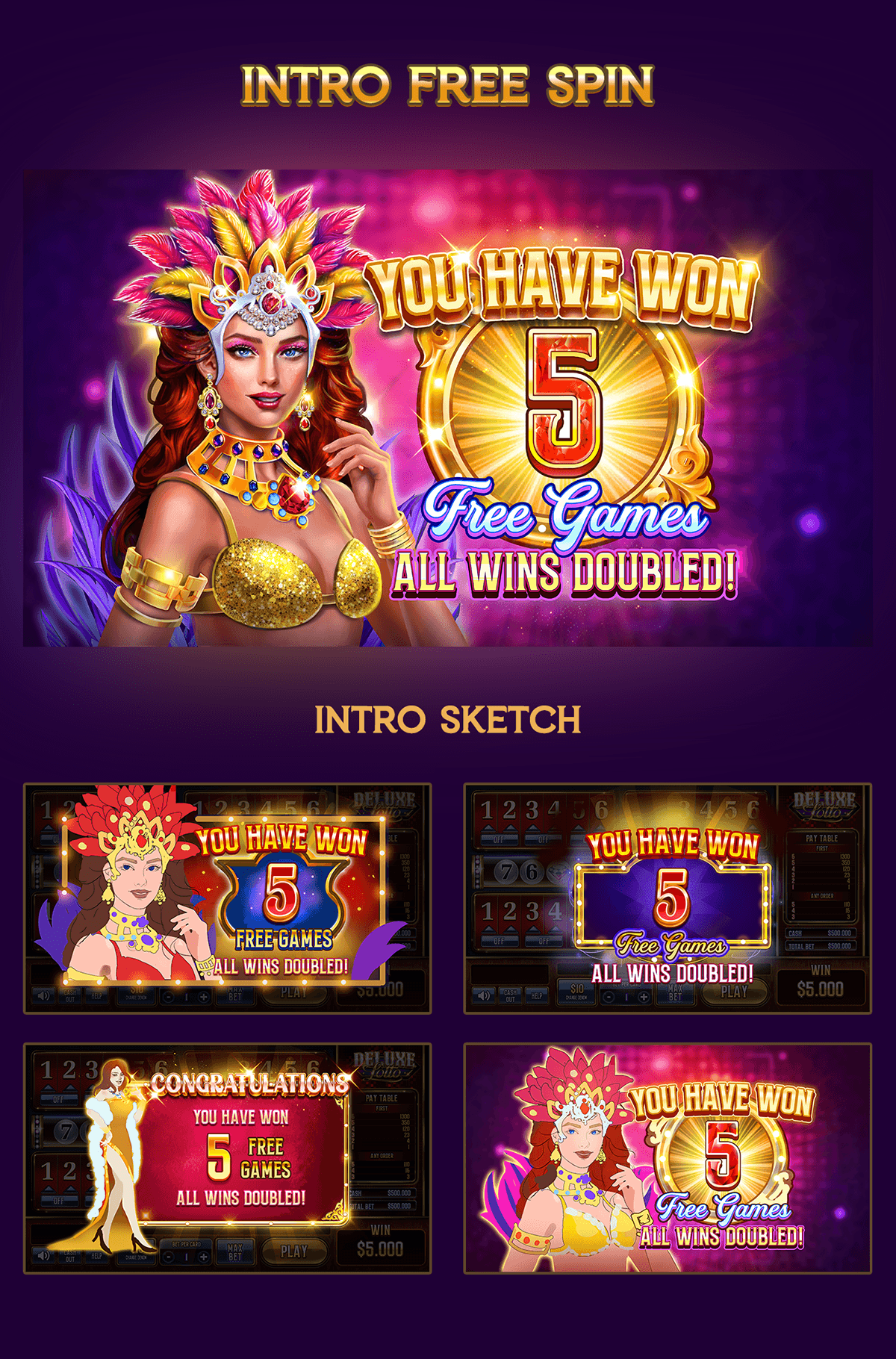 DELUXE LOTTO: Game Art And Effect :: Behance