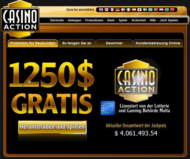CASINO REWARDS PROGRAM: Casino Action