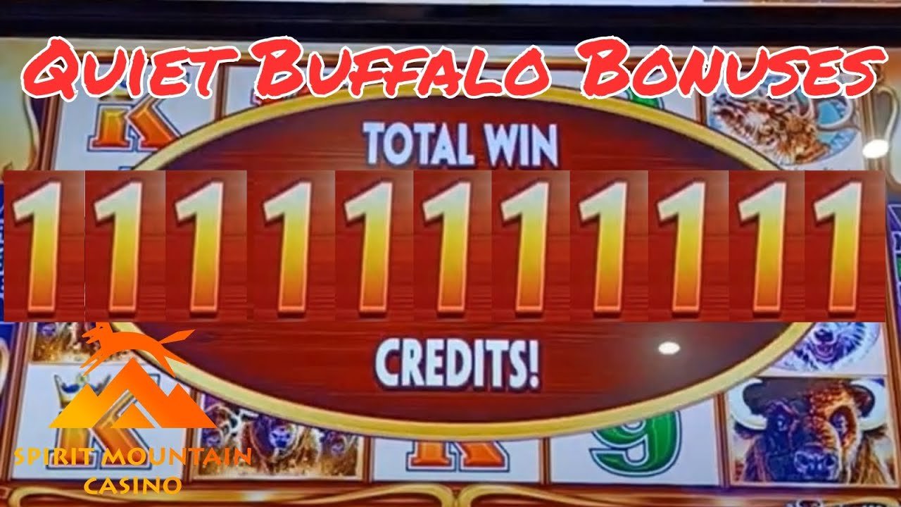 Buffalo Bonuses at Spirit Mountain Casino - YouTube