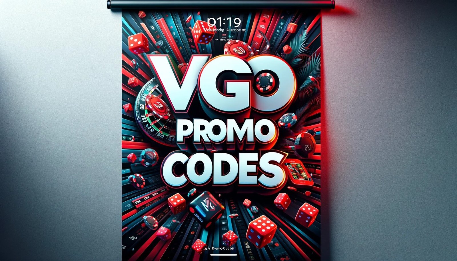 Stylish Sidewide VGO Promo Code Wallpapers: Crypto Casino Graphic...
