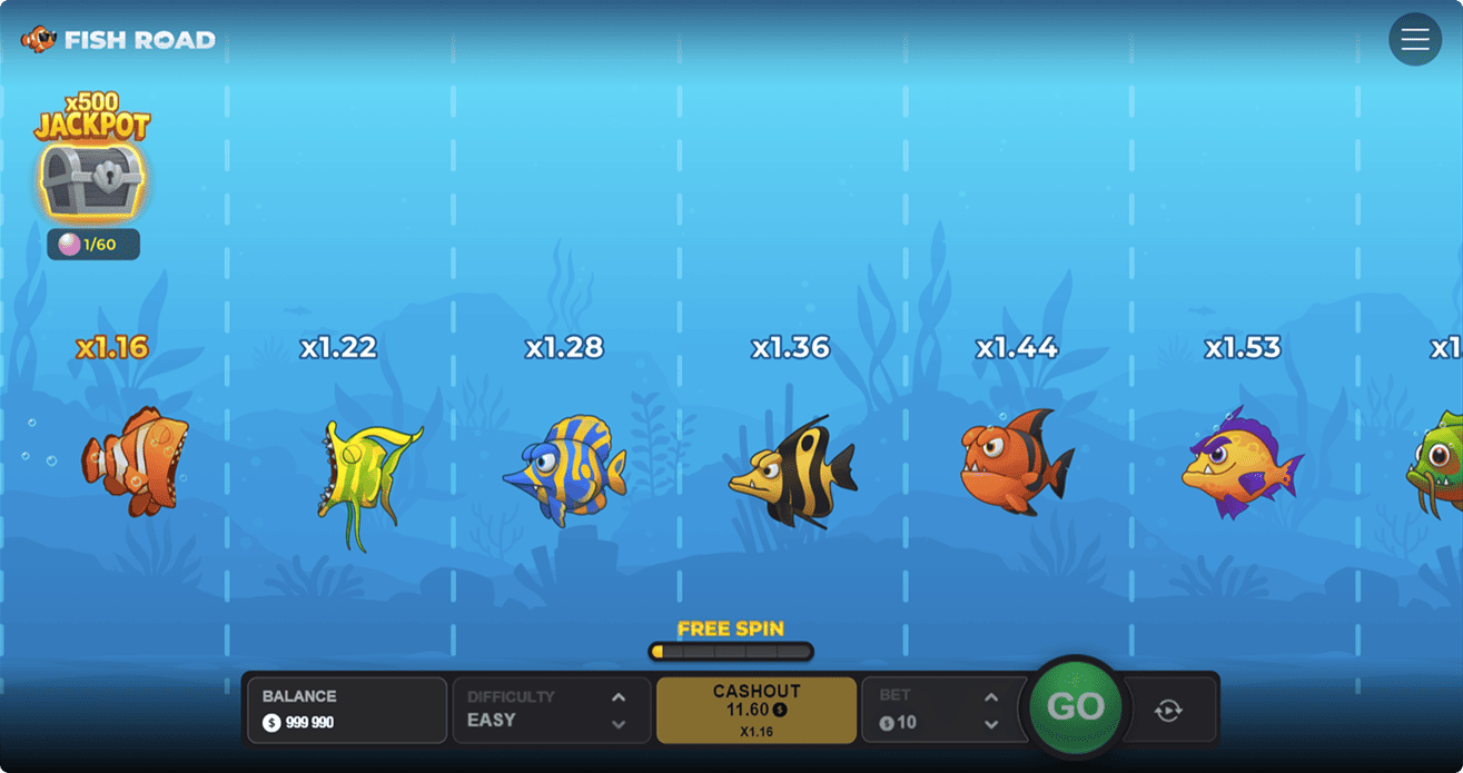 grab bonus spins at Fish Casino