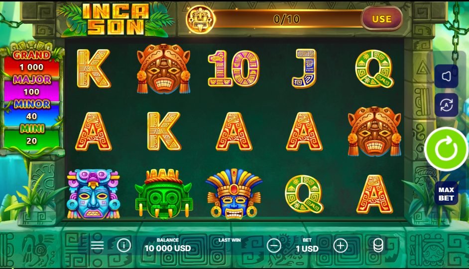 speel Incaspin Casino stortingsbonus promotiebanner
