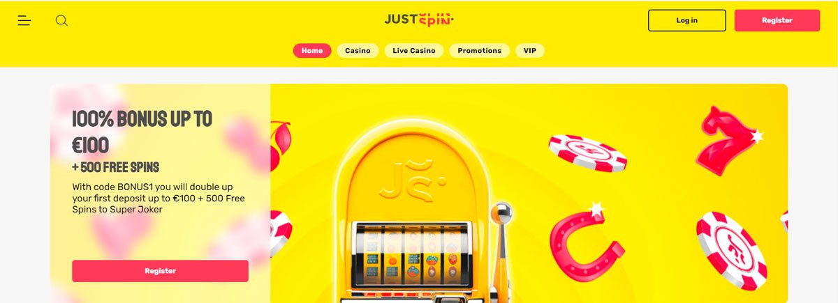 JustSpin Casino ⚡️: 공식 사이트 [보너스 €500 + 500FS]