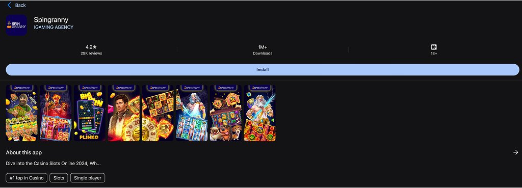 SpinGranny Casino - Seize €4,500 Ladder Bonus and Free Plays