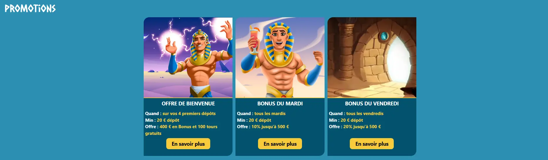 Amon Casino 2025 – Gagnez jusqu’à 400 € + 100 Tours Gratuits