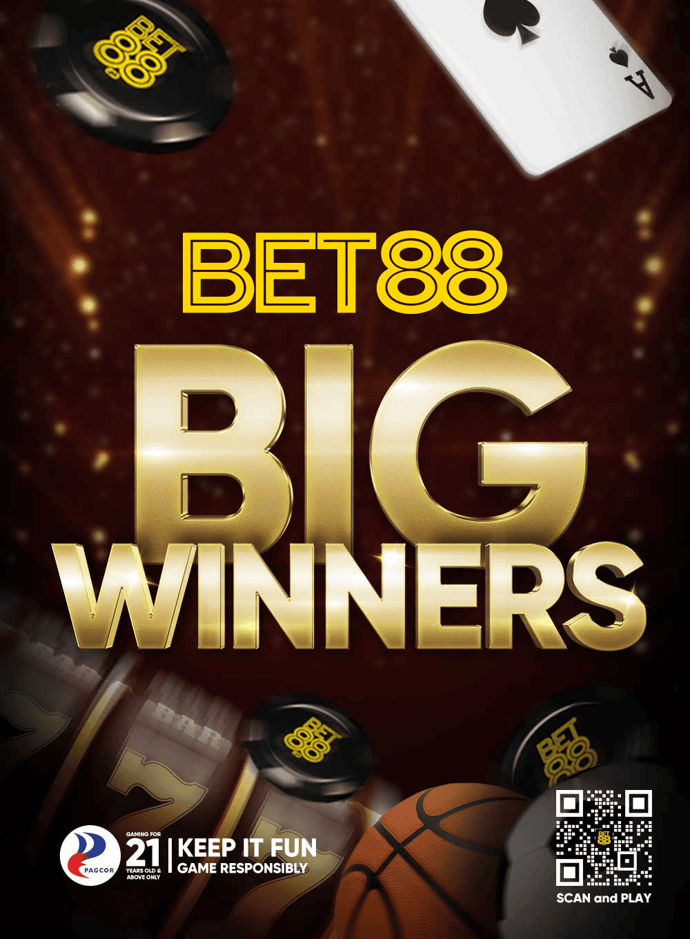Be one of the big winners from a PAGCOR Licensed Online Casino - Bet88.ph