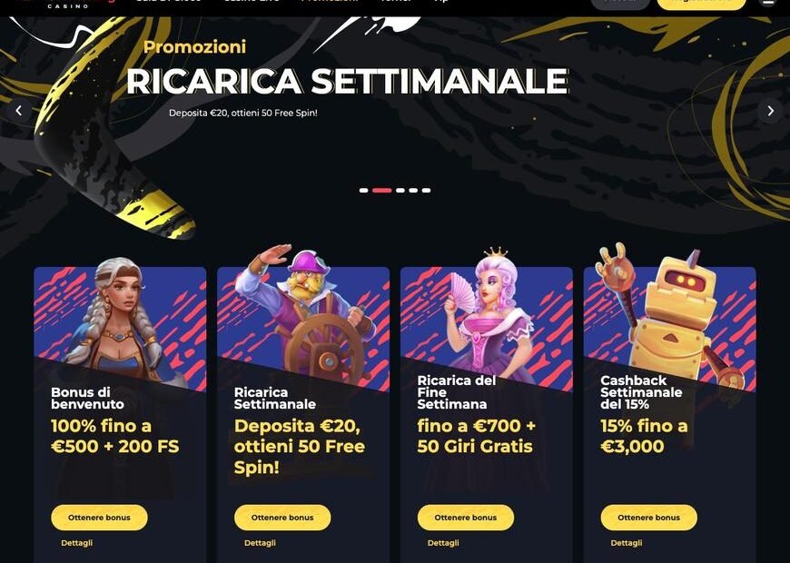 Boomerang Casino recensione & Bonus 2024