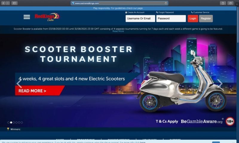 the casino application