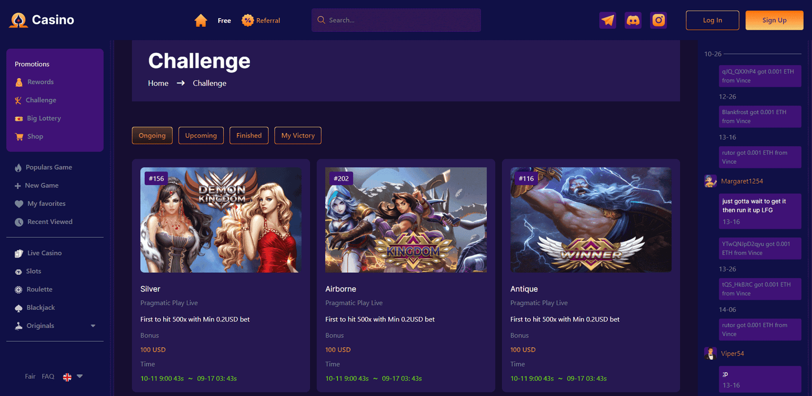 Casino & Gambling & HTML Template