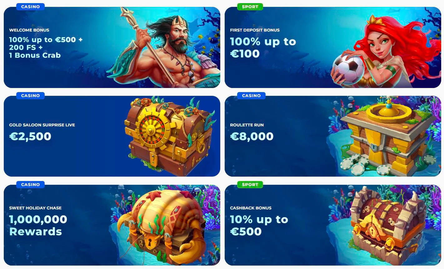 Online casino games and slot machines