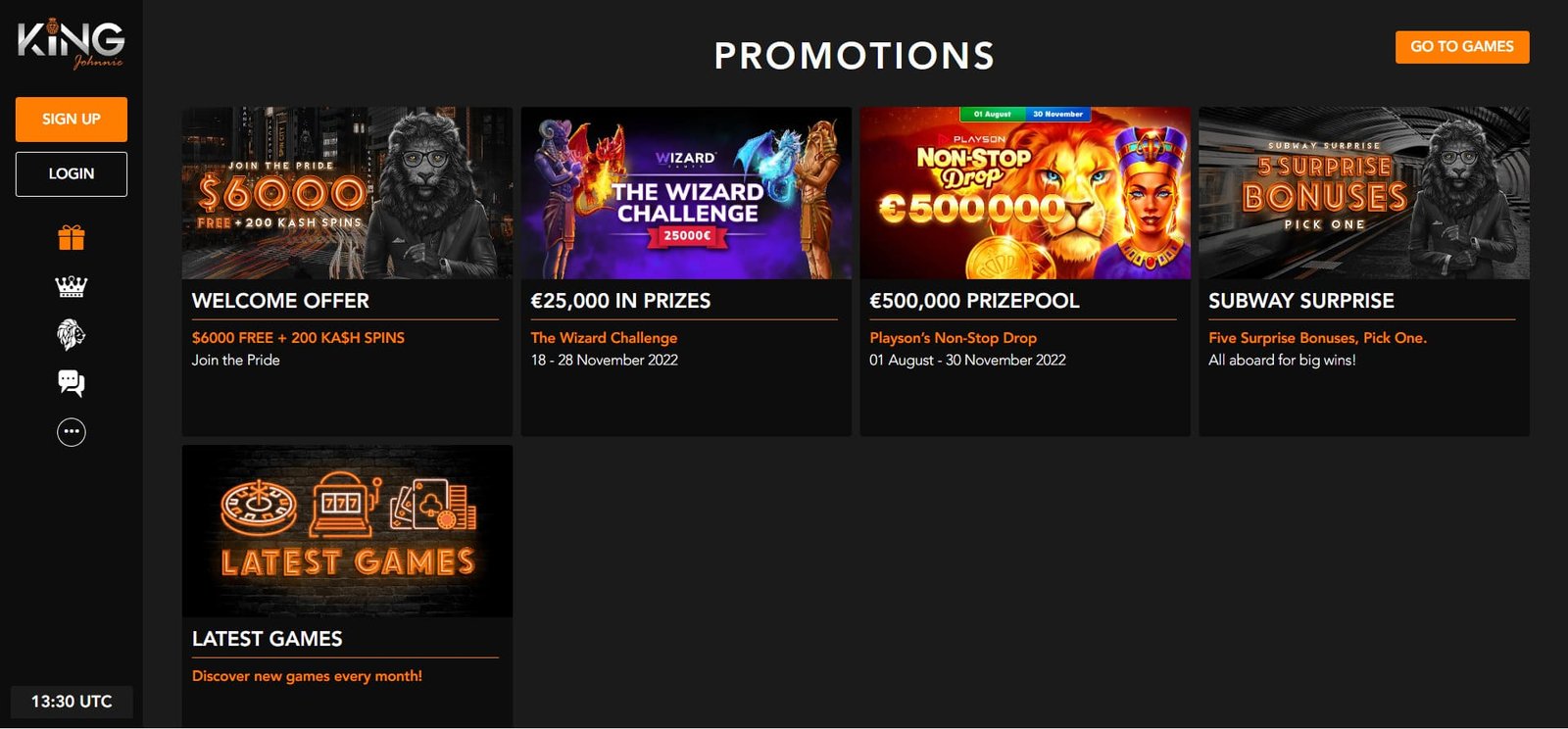 King Johnnie Casino AU - online games and slot machines, payment ...
