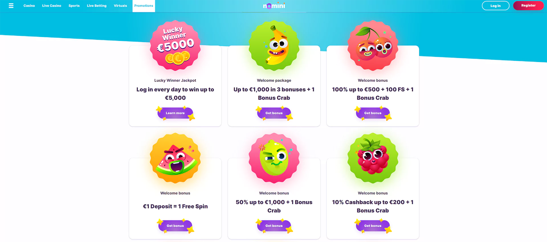 Nomini Casino | Review + Bonuses