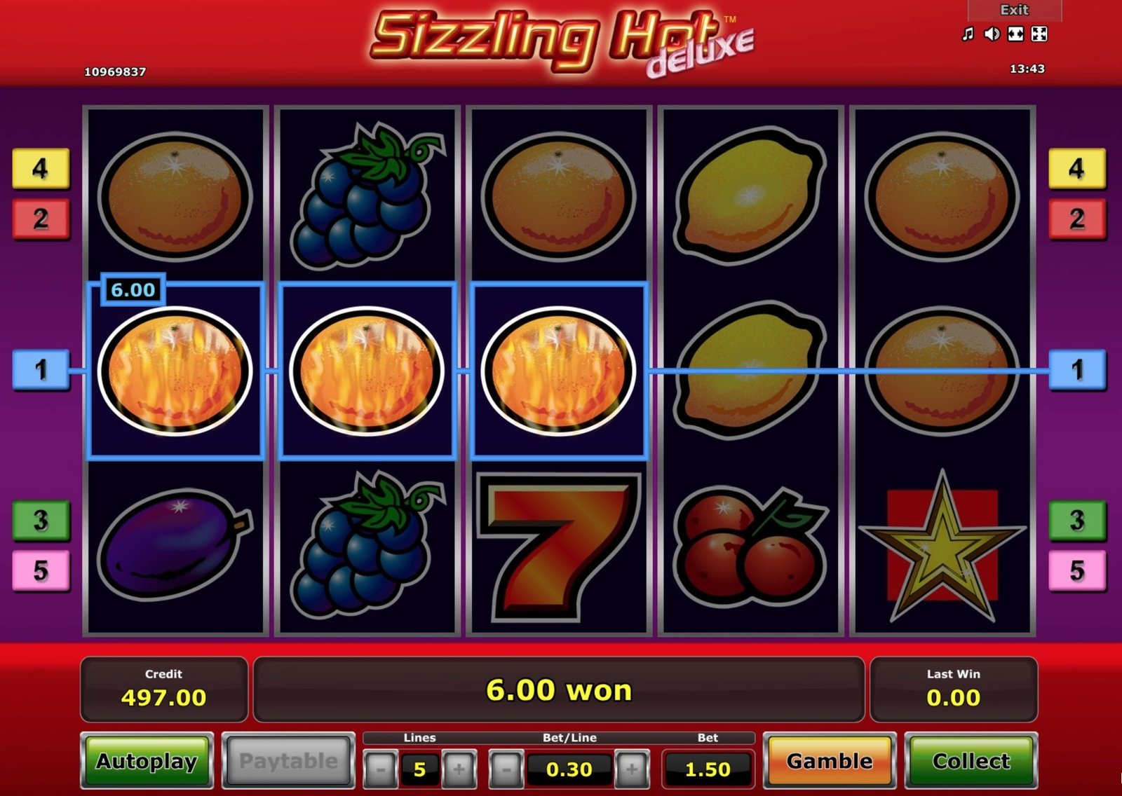 Sizzling Hot Deluxe Slot Machine Free/Real Money ᐈ (18+)