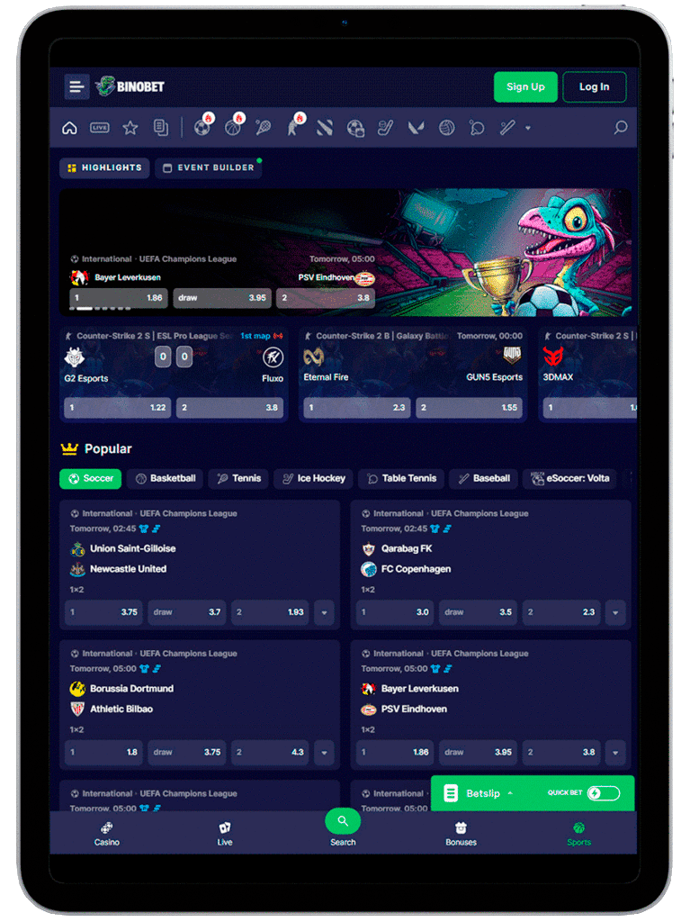 Ruleta girando en el casino online Binobet